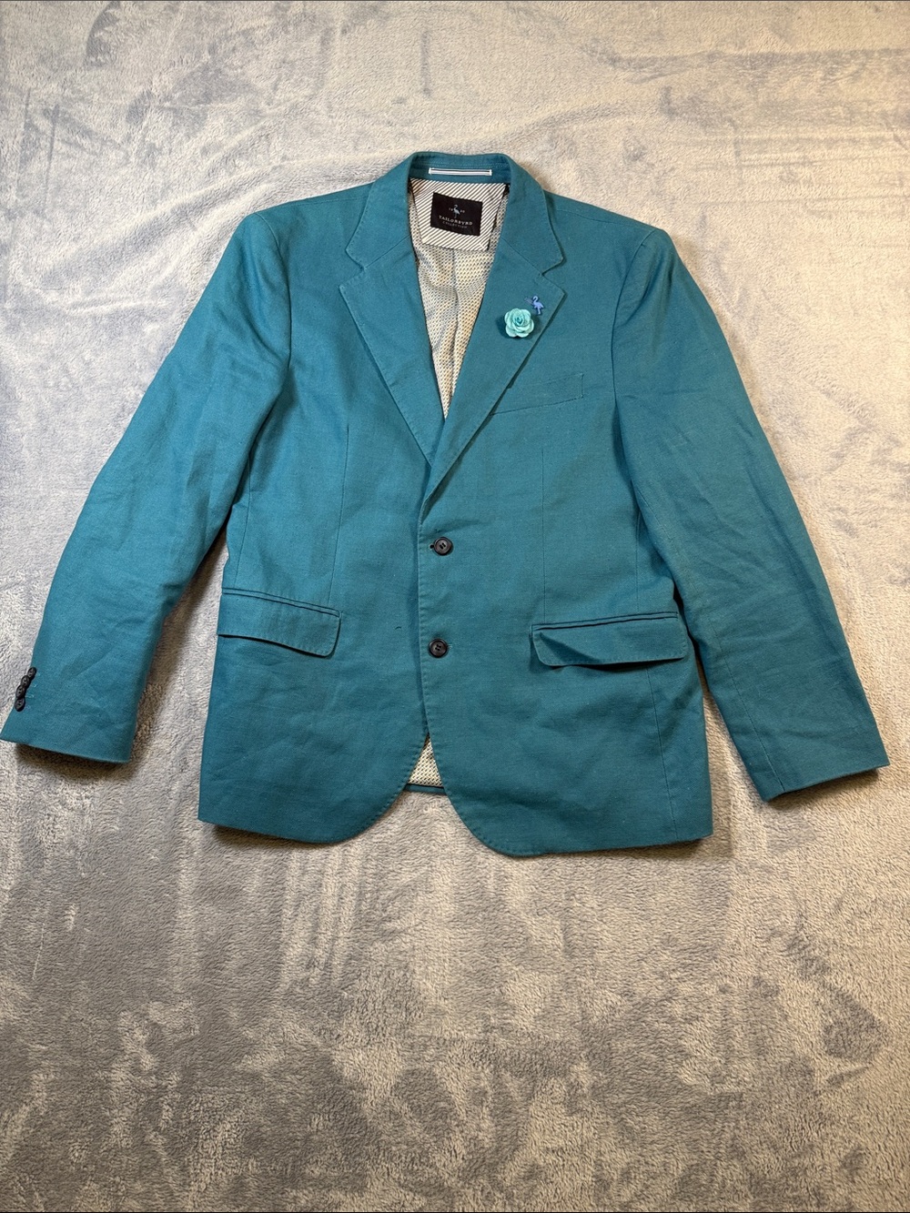 Tailorbyrd Men's Teal Sport Coat Blazer